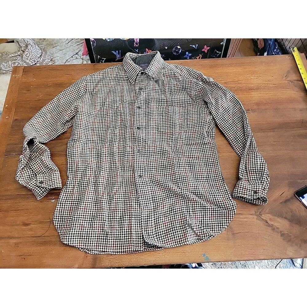 Vintage Pendleton Shirt Mens Large - XL Made in USA Wool Plaid